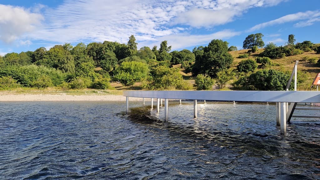 The circular bridge at Sildehagen, Hobro