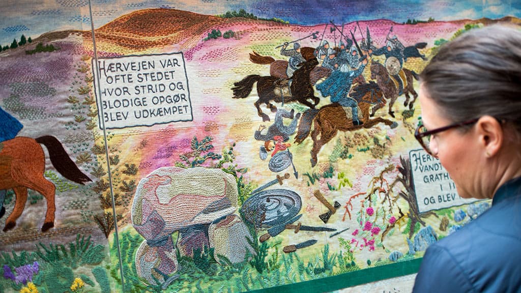 The Ancient Road Tapestry in Viborg